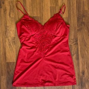 🦋Red Lace Tank Top